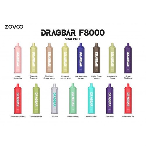 Dragbar F8000 - 8000 затяжек Vape-Elita Магазин электронных испарителей и сигарет