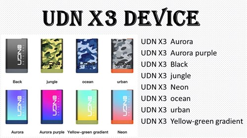 UDN X3 Device Vape-Elita Магазин электронных испарителей и сигарет