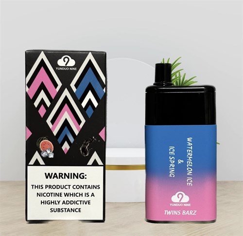 Yunduo Nine Twins Barz - 6000 затяжек с двойными вкусами Vape-Elita Магазин электронных испарителей и сигарет