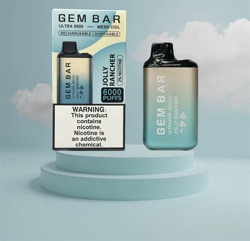 Gem Bar Ultra 6000 - 6000 затяжек Vape-Elita Магазин электронных испарителей и сигарет
