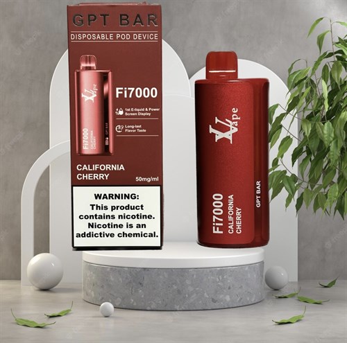 GPT Bar Fi 7000 - 7000 затяжек с индикатором заряда и жидкости Vape-Elita Магазин электронных испарителей и сигарет