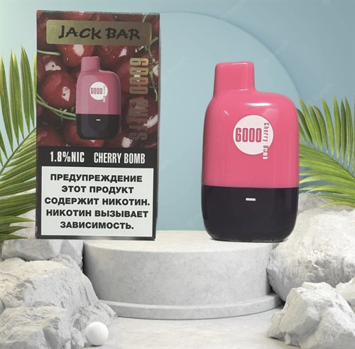 Jack Bar 6000 - 6000 затяжек Vape-Elita Магазин электронных испарителей и сигарет