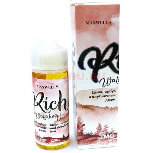 Maxwells 120 мл 3 мг Vape-Elita Магазин электронных испарителей и сигарет