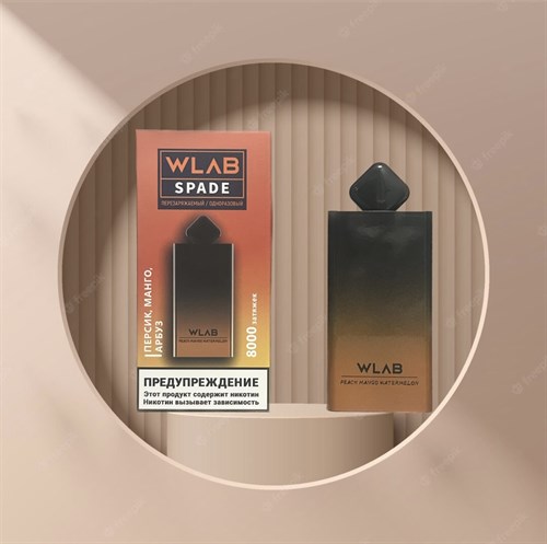Wlab Spade - 8000 затяжек Vape-Elita Магазин электронных испарителей и сигарет