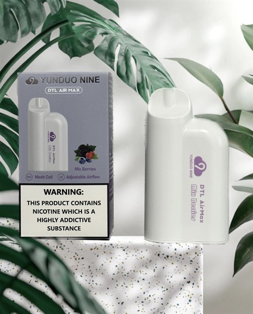 Yunduo Nine DTL Air Max - 5000 затяжек Vape-Elita Магазин электронных испарителей и сигарет