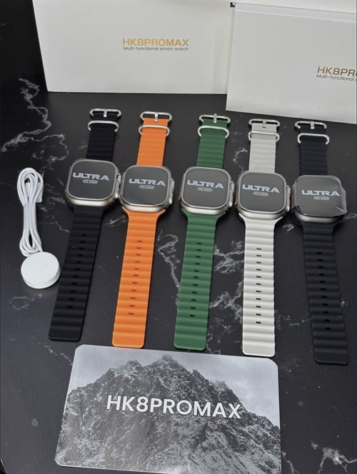 Умные часы HK 8 PRO MAX 49 мм, черные Vape-Elita Магазин электронных испарителей и сигарет