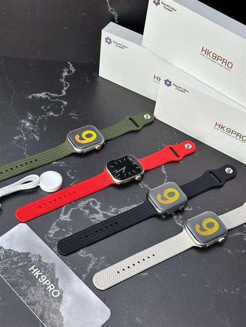 Умные часы HK9 PRO AMOLED 45 мм, чёрные Vape-Elita Магазин электронных испарителей и сигарет