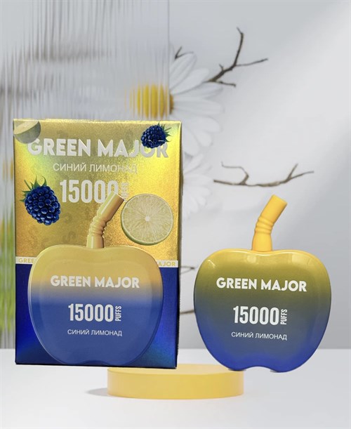 Green Major - 15000 затяжек Vape-Elita Магазин электронных испарителей и сигарет