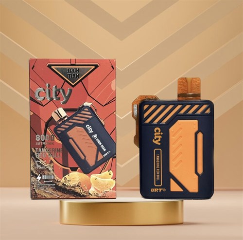 City Iron Man - 8000 затяжек Vape-Elita Магазин электронных испарителей и сигарет