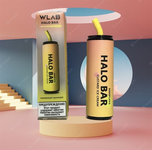 Wlab Halo Bar - 6000 затяжек Vape-Elita Магазин электронных испарителей и сигарет