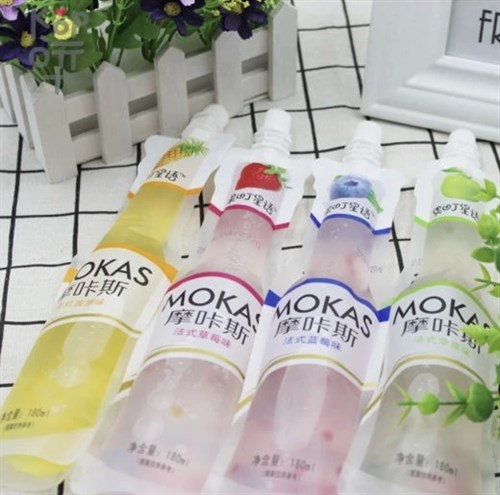 Напиток Mokas с кусочками желе, 180мл., клубника Vape-Elita Магазин электронных испарителей и сигарет