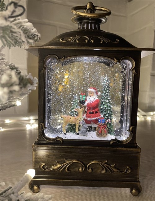 Новогодний фонарь-светильник Дед Мороз в грузовике Vape-Elita Магазин электронных испарителей и сигарет