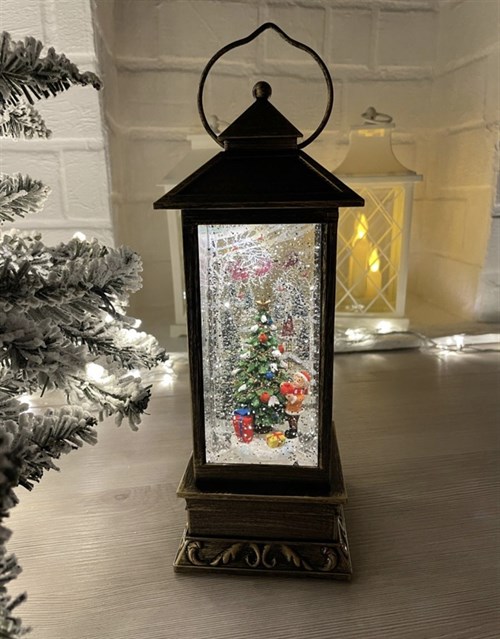 Новогодний фонарь-светильник Дед Мороз в грузовике Vape-Elita Магазин электронных испарителей и сигарет