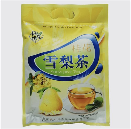 Китайский чай БаБао Ча с грушей, 12 пакетов по 20 грамм Vape-Elita Магазин электронных испарителей и сигарет