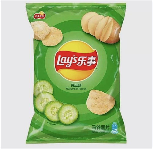 Картофельные чипсы Lay's Cucumber Flavor со вкусом свежих огурцов (Китай), 70 г Vape-Elita Магазин электронных испарителей и сигарет