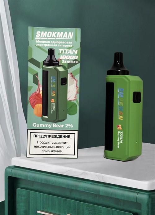 Smokman Titan 10000 - 10000 затяжек Vape-Elita Магазин электронных испарителей и сигарет
