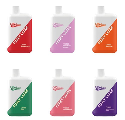 Funky Lands Ci 5000 by Elf Bar - 5000 затяжек Vape-Elita Магазин электронных испарителей и сигарет