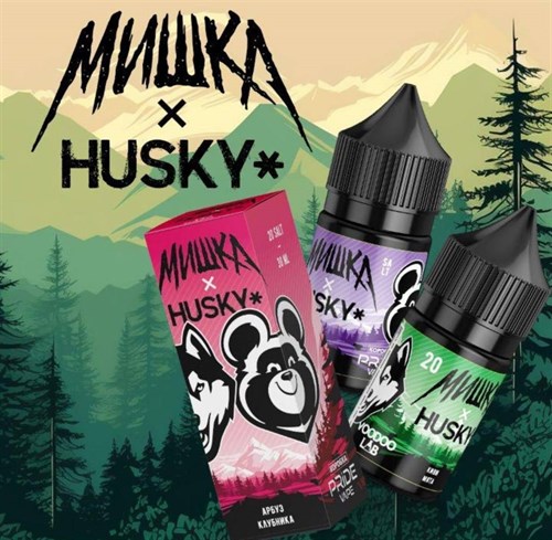 Жидкость Husky & Мишка salt 30 мл 20 мг Vape-Elita Магазин электронных испарителей и сигарет