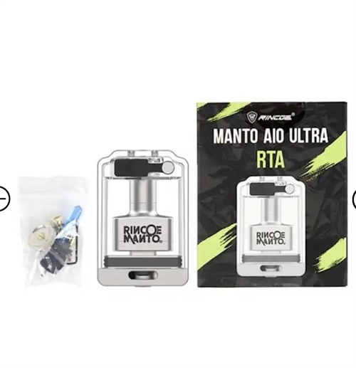 Картридж Rincoe Manto Aio Ultra RTA Vape-Elita Магазин электронных испарителей и сигарет