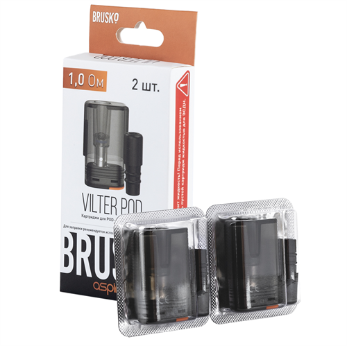 Картриджи Brusko Vilter (1.0 Ом 2ml) 2 шт Vape-Elita Магазин электронных испарителей и сигарет