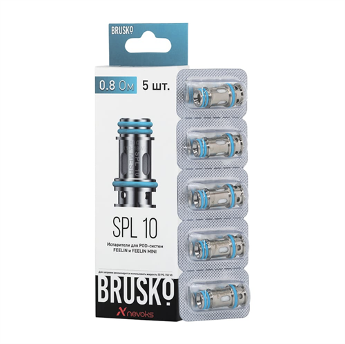 Испарители Brusko Feelin SPL 10 (0.8 Ом) 5 шт Vape-Elita Магазин электронных испарителей и сигарет