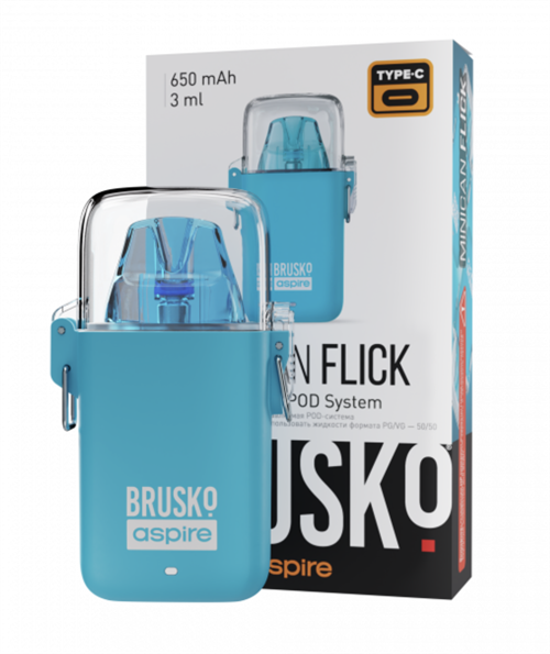 Brusko Minican Flick Pod 650mAh Vape-Elita Магазин электронных испарителей и сигарет