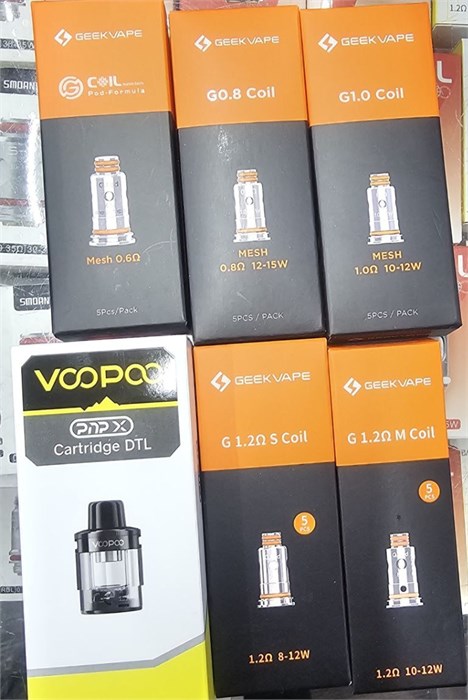 Испарители Geek Vape Coil G 0.8 Ом Mesh 12-15 W 5 шт Vape-Elita Магазин электронных испарителей и сигарет