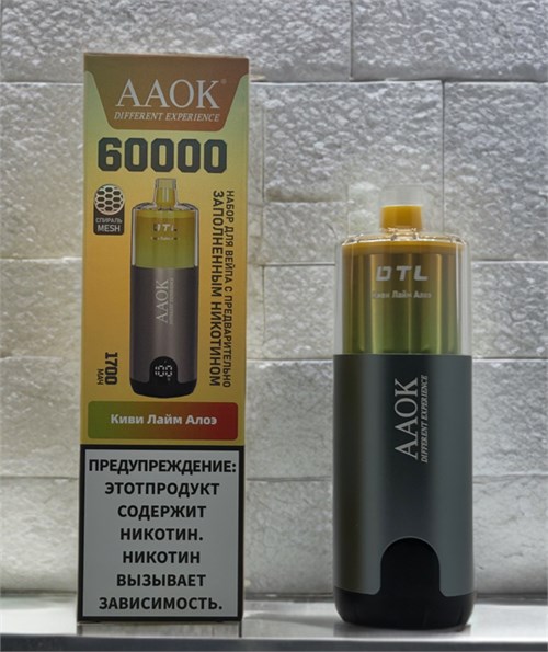 AAOK 60000 - 60000 затяжек Vape-Elita Магазин электронных испарителей и сигарет