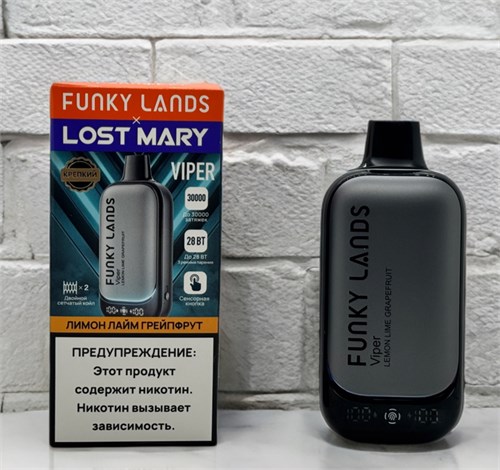 Funky Lands & Lost Mary Viper 30000 - 30000 затяжек Vape-Elita Магазин электронных испарителей и сигарет
