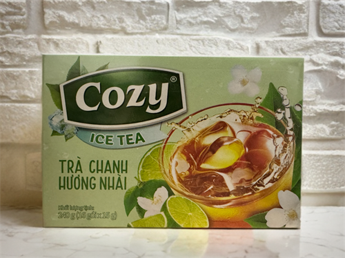 Растворимый вьетнамский чай со вкусом жасмина и лайма Cozy Ice Tea 240 г 5128