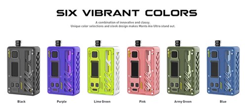 Rincoe Manto AIO Ultra 80W Kit c RBA базой Vape-Elita Магазин электронных испарителей и сигарет