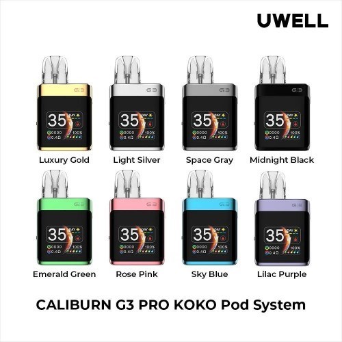 Устройство Uwell Caliburn G3 Pro KOKO 1250mAh Vape-Elita Магазин электронных испарителей и сигарет