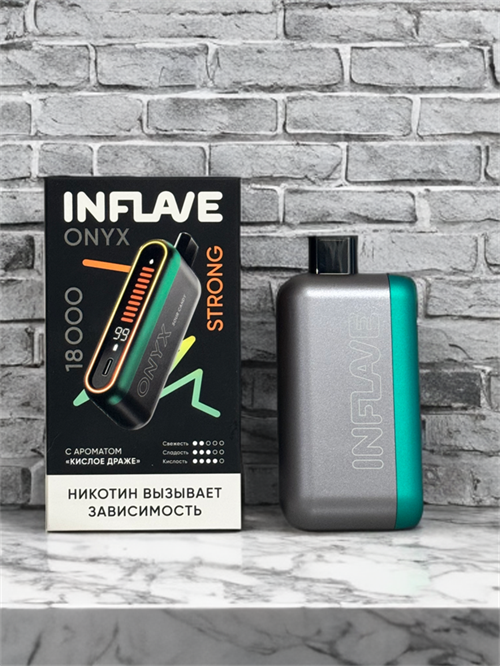 Inflave Onyx Strong 18000 - 18000 затяжек Vape-Elita Магазин электронных испарителей и сигарет