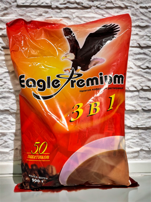 Кофе Eagle Premium 3 в 1, 50 пакетиков, 900 грамм 5334