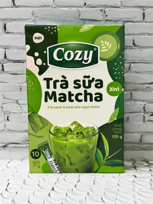 Чай Матча Cozy Tra Sua Matcha 10 пакетиков по 17 гр 5526