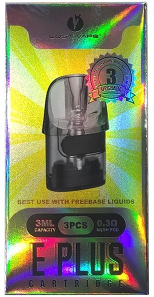 Картридж Lost Vape E-Plus Cartridge 3ml 0.3Ohm (в упак. 3 шт.) 5886