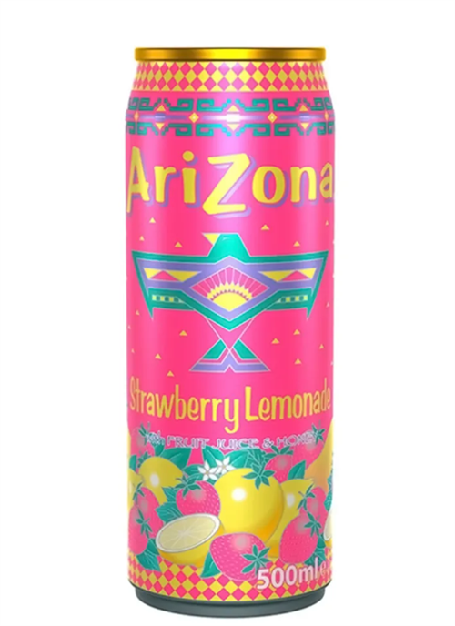 Напиток сокосодержащий Arizona клубничный лимонад, 500 мл 6508