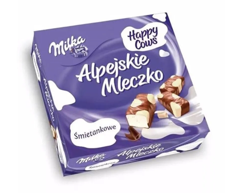 Конфеты-Суфле Milka Alpejskie Mleczko Happy cows (птичье молоко), 330 г 6528