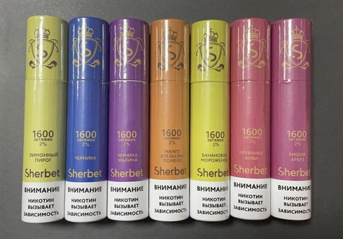 SHERBET 1600  - 1600 затяжек Vape-Elita Магазин электронных испарителей и сигарет