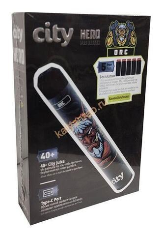 City Hero - 5000 затяжек Vape-Elita Магазин электронных испарителей и сигарет