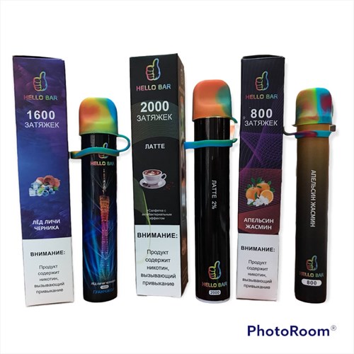 Hello Bar - 800 затяжек Vape-Elita Магазин электронных испарителей и сигарет