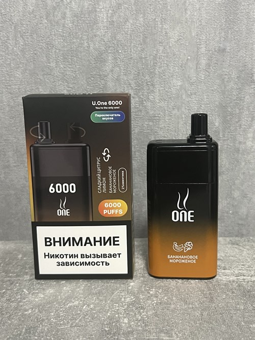 U.One 6000 - 6000 затяжек с переключателем вкуса Vape-Elita Магазин электронных испарителей и сигарет