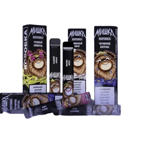 Мишка 1500 - 1500 затяжек Vape-Elita Магазин электронных испарителей и сигарет