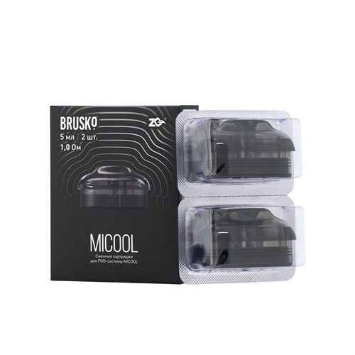Картридж Brusko ZQ Micool 5 мл 1.0 Ом 2 шт Vape-Elita Магазин электронных испарителей и сигарет