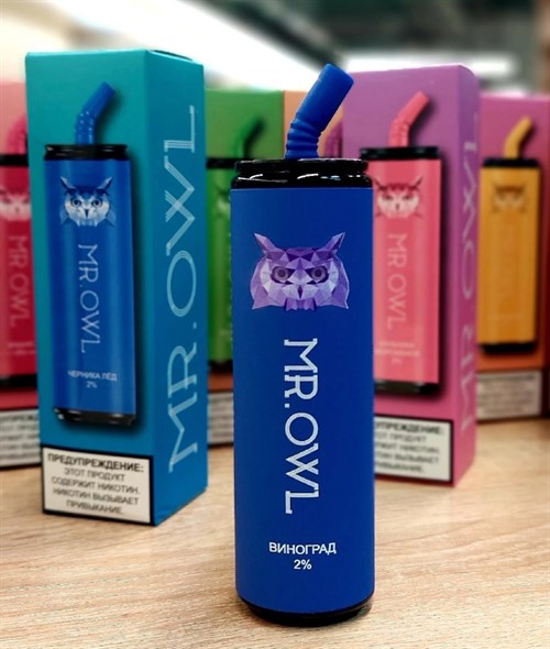 Mr. Owl - 6000 затяжек Vape-Elita Магазин электронных испарителей и сигарет
