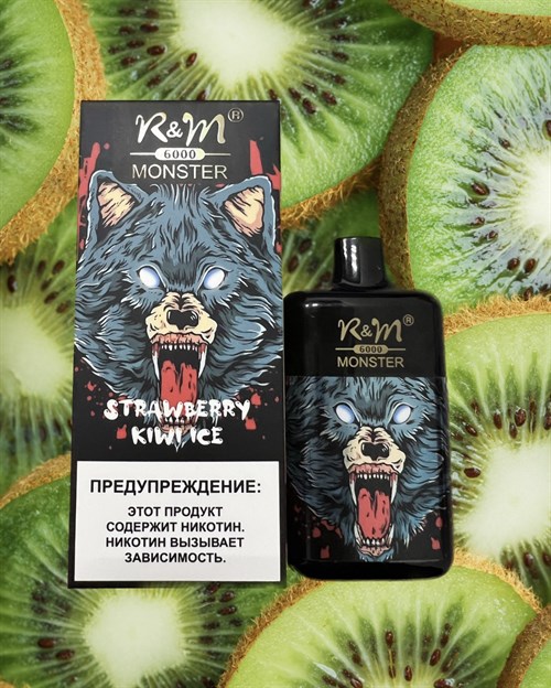 RANDM Monster - 6000 затяжек Vape-Elita Магазин электронных испарителей и сигарет