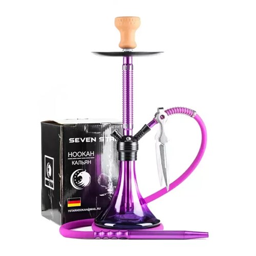 Кальян 7 Star 055 S Purple 50 см Vape-Elita Магазин электронных испарителей и сигарет
