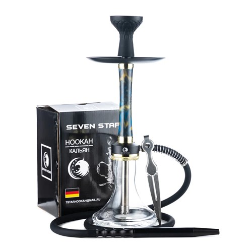 Кальян 7 Star — 0207 Синий S (Mini) 50 см Vape-Elita Магазин электронных испарителей и сигарет