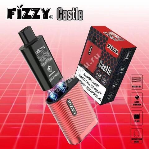 Устройство Fizzy Castle POD 6000 затяжек - Красный Vape-Elita Магазин электронных испарителей и сигарет