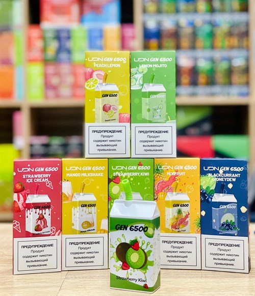 UDN Gen 6500 - 6500 затяжек Vape-Elita Магазин электронных испарителей и сигарет